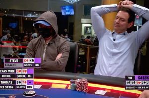 在 Hustler Casino Live 上错误盖掉顺子，损失54万刀底池
